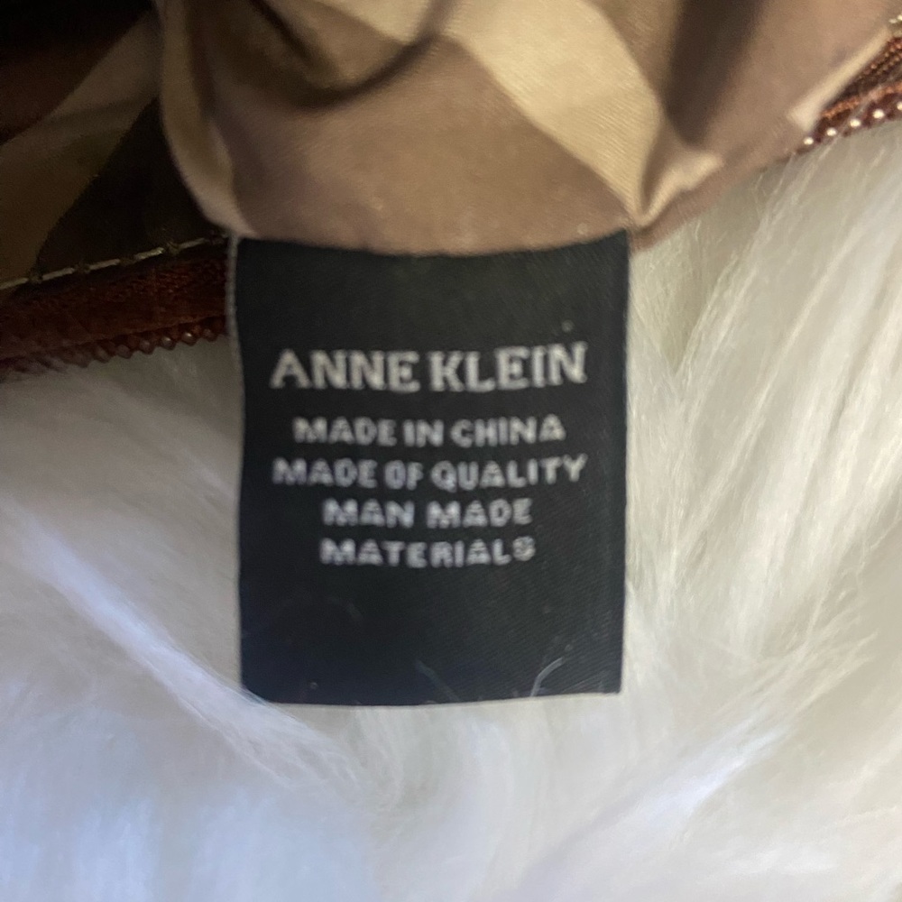Anne Kline Brown Crocodile Embossed Crossbody Bag - Picture 6 of 8